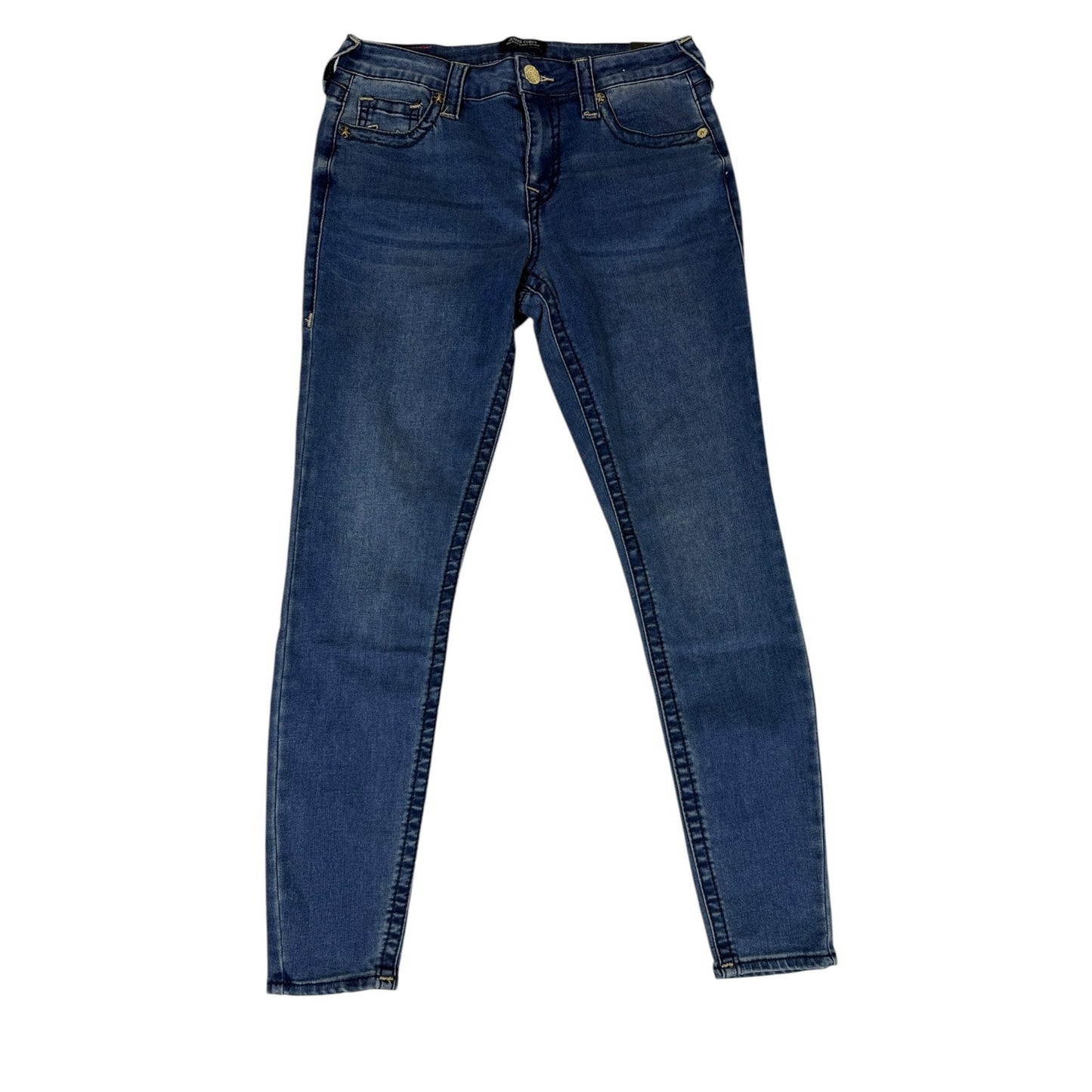 NWT True Religion Jeans Women's Size 28 Jennie Curvy Mid Rise Super Skinny