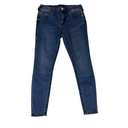 NWT True Religion Jeans Women's Size 28 Jennie Curvy Mid Rise Super Skinny