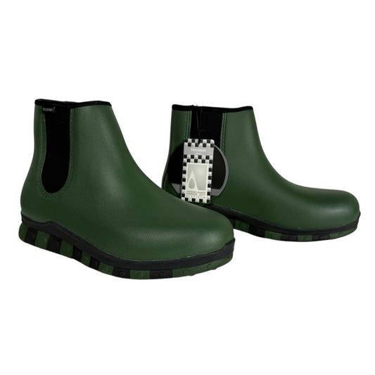 NWT Ccilu Horizon Ankle Boots Women's Size 7 Green Waterproof Rain boots
