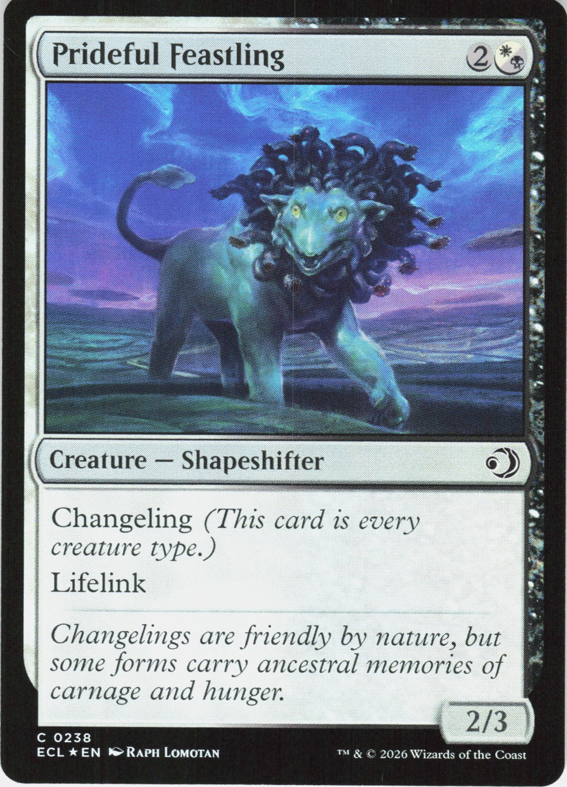 Prideful Feastling Foil C Lorwyn Eclipsed 238 NM