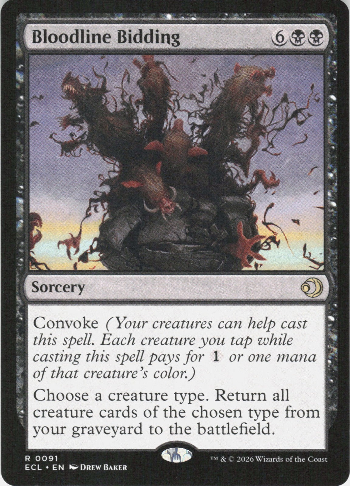 Bloodline Bidding R Lorwyn Eclipsed 91 NM