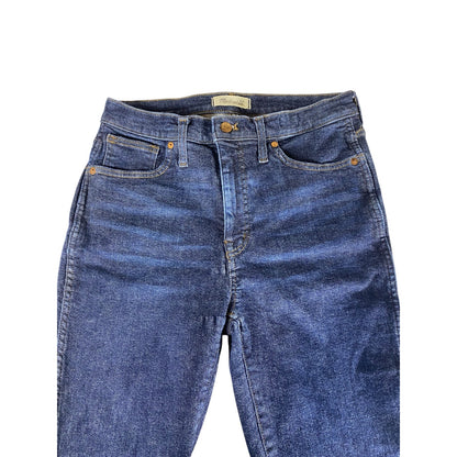 Women's Madewell 10" High Rise Dark Blue Skinny jeans Size 29