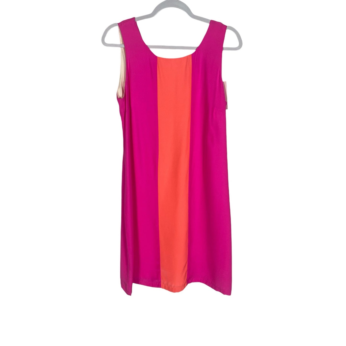 NWT Women's Julie Brown Leah Pink Silk sleeveless Dress Size 4