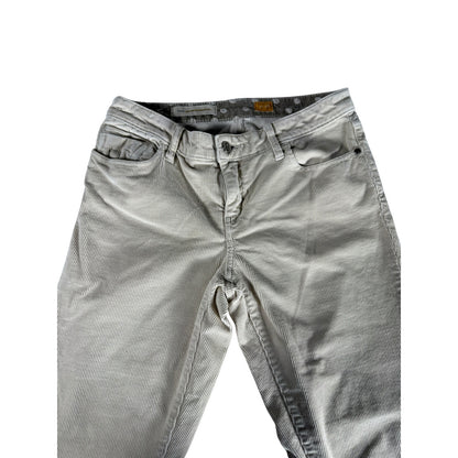 Women's Corduroy White Pilcro and the letterpress No. 28 Jeans