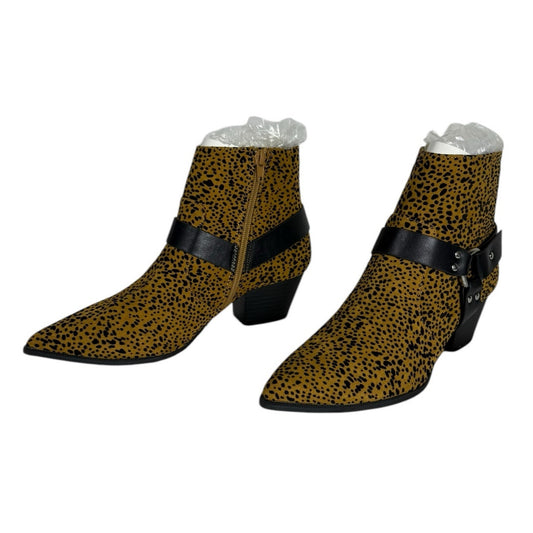 NWOT Qupid Ankle Boots Women's Cheetah Print Size 7