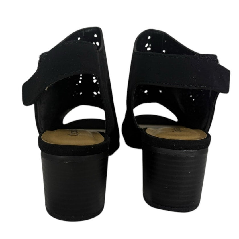 Women's Classified Ankle Bootie Women's size 7.5 Black Slingback chunky