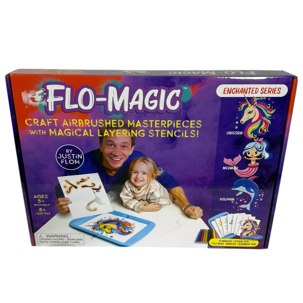 Flo-Magic, Craft Airbursh Masterpieces with Magical Layering Stencils Enchanted