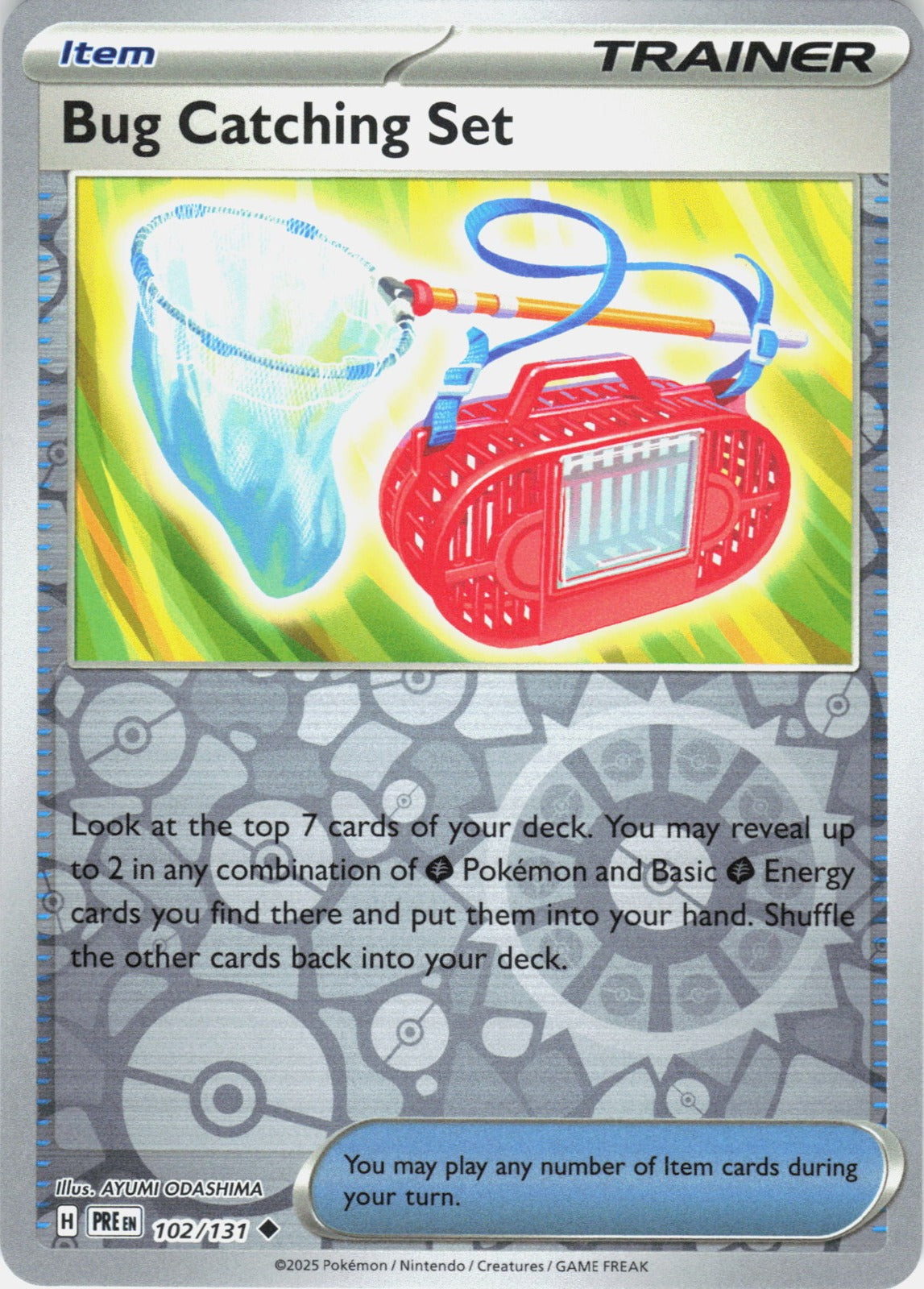 Bug Catching Set (Poke Ball Pattern) Holo Uncommon SV: Prismatic Evol 102/131 NM