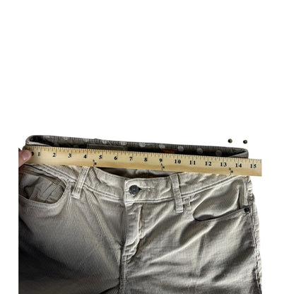 Women's Corduroy White Pilcro and the letterpress No. 28 Jeans