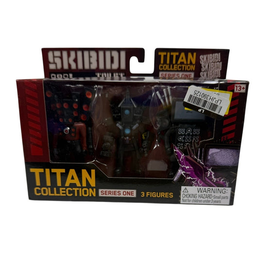Skibidi Toilet Titan Collection Series One 3pk NEW