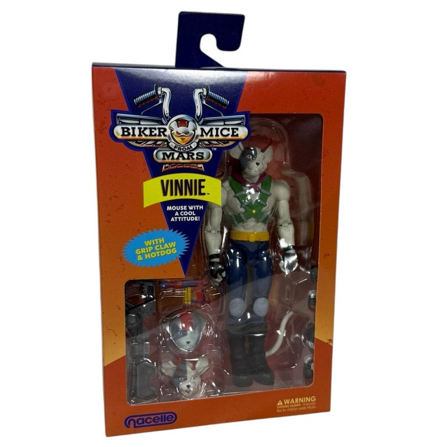 Nacelle Nacelleverse Biker Mice From Mars Vinnie 7" Action Figure NIB
