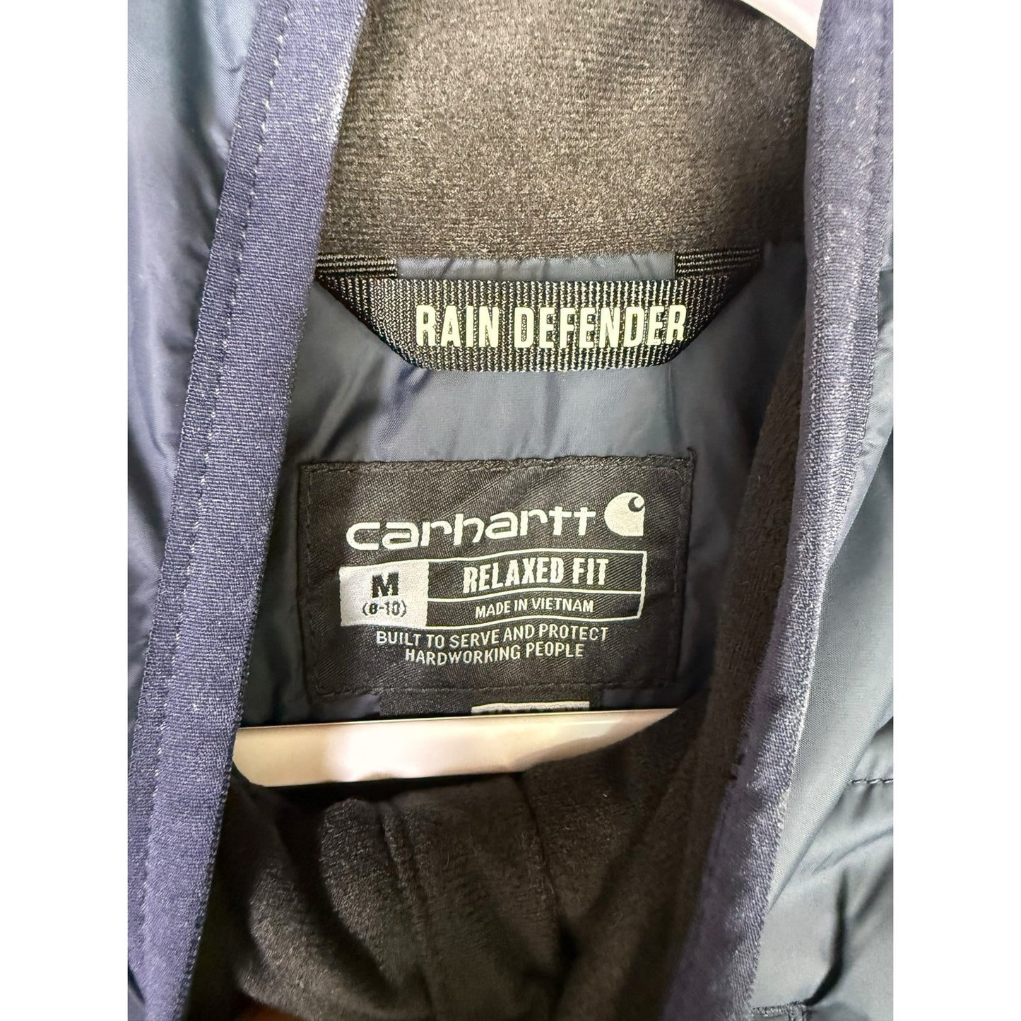 NWT Women's Rain Defender Lightweight Jacket Medium Blue Insulated Zip Up