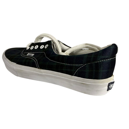 NWOT Van's Men's Green Plaid Skate Shoe Size 12