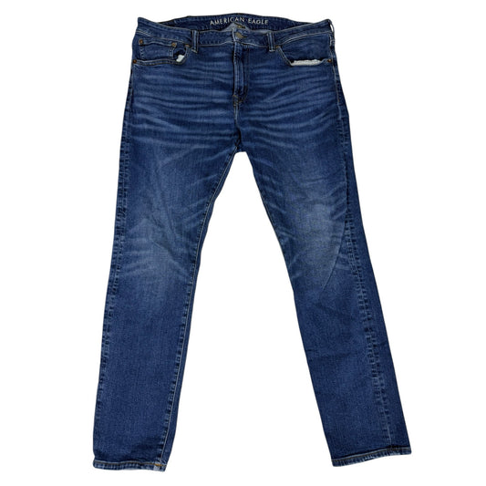 American Eagle Men's Athletic Skinny Jeans, 38x32 - Blue
