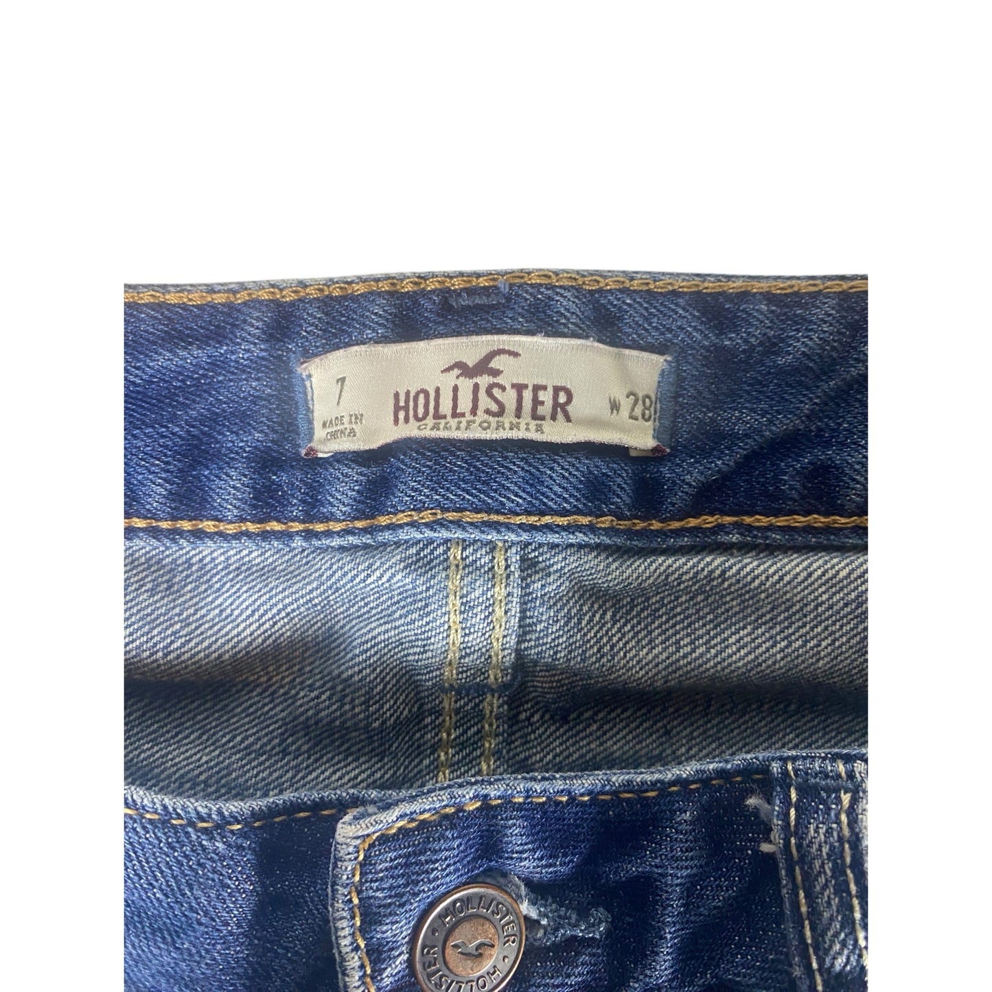 Women Hollister Blue Jeans Size 7