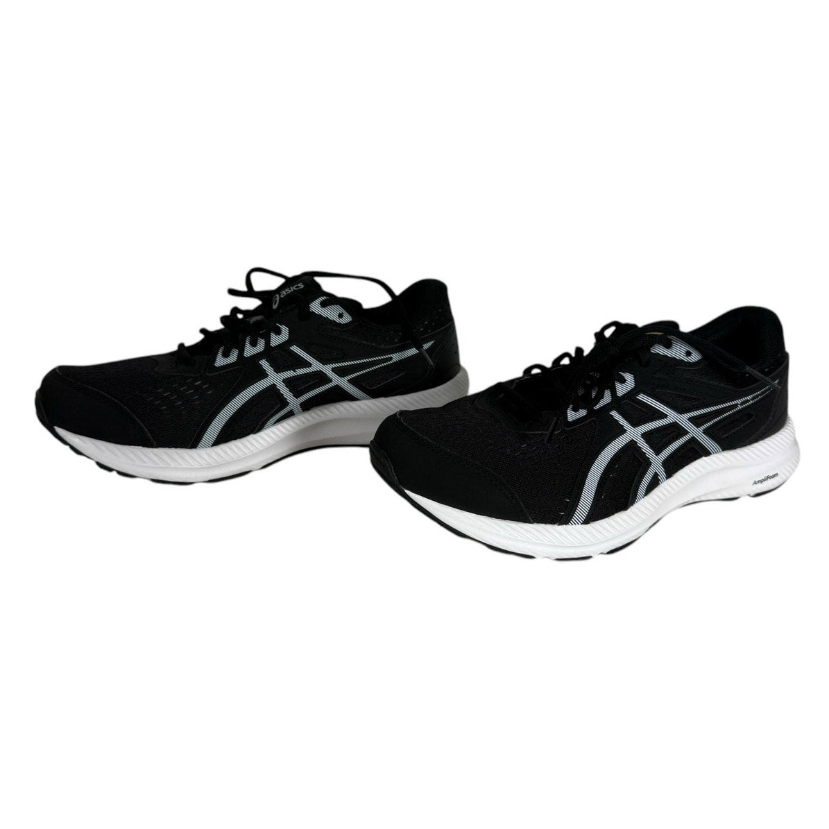 Size 8 - ASICS Gel Contend 8 - Black White - BRAND NEW - MENS Running