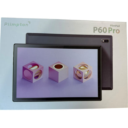 Plimpad P60 Pro 10.1" 128GB Tablet - Open Box, Tested Space Gray